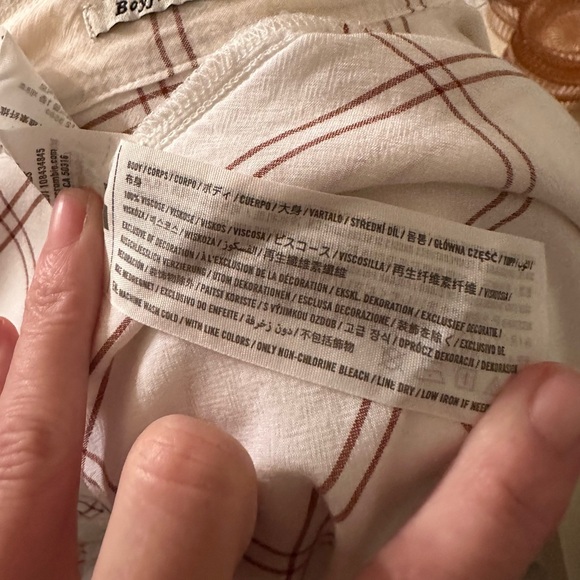 EUC Abercrombie & Fitch Super Soft “BoyFriend” Style Blouse. Size Medium - Picture 10 of 13